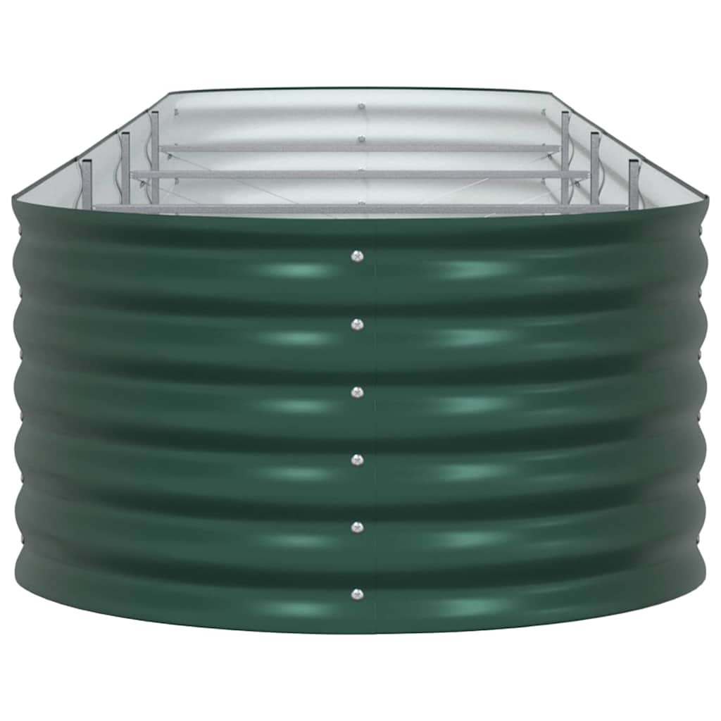 Повдигнато легло Зелен 400 x 80 x 44 cm Стомана - VL42008127 - Image 7