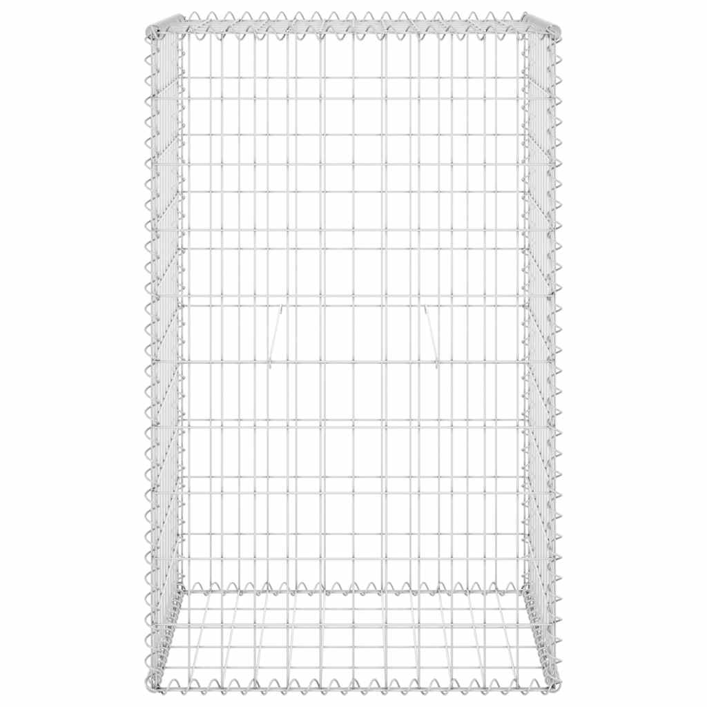 Габионна стена с капаци, поцинкована стомана, 60x50x100 см - VL147812 - Thumbnail 4