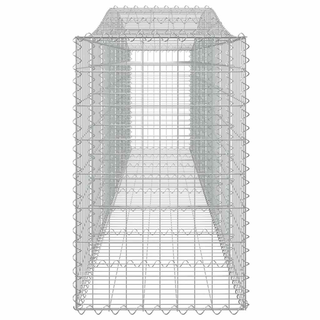 Габионни кошници арка 7 бр 400x50x80/100 см поцинковано желязо - VL3145948 - Thumbnail 5