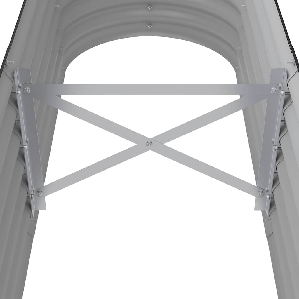 Градинска повдигната леха поцинкована стомана антрацит - VL318871 - Thumbnail 5