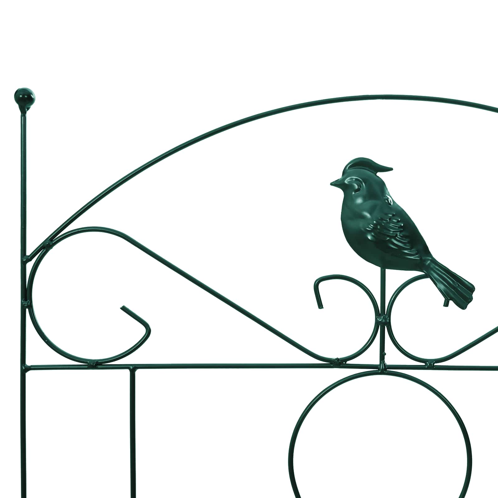 Градска ограда 3 pcs Зелен 110 x 40 cm Стомана - Thumbnail 7