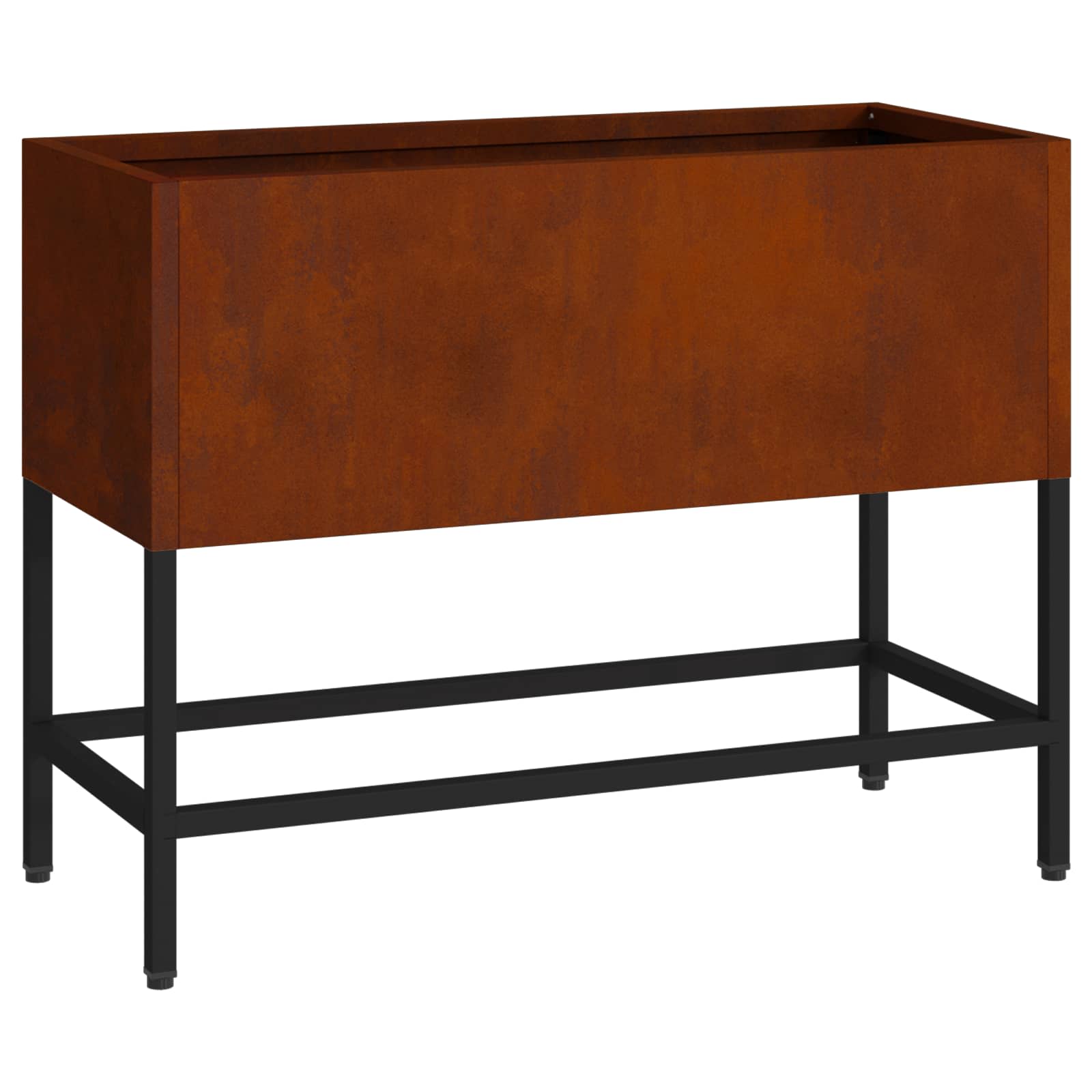 Повдигната градинска саксия Ръждясало 60 x 26 x 45 см - VL865889 - Thumbnail 2