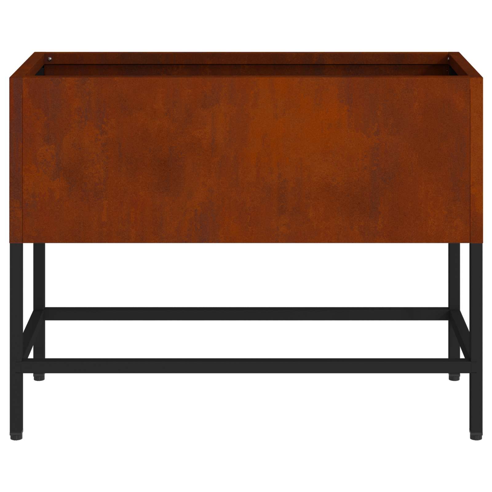 Повдигната градинска саксия Ръждясало 60 x 26 x 45 см - VL865889 - Thumbnail 4