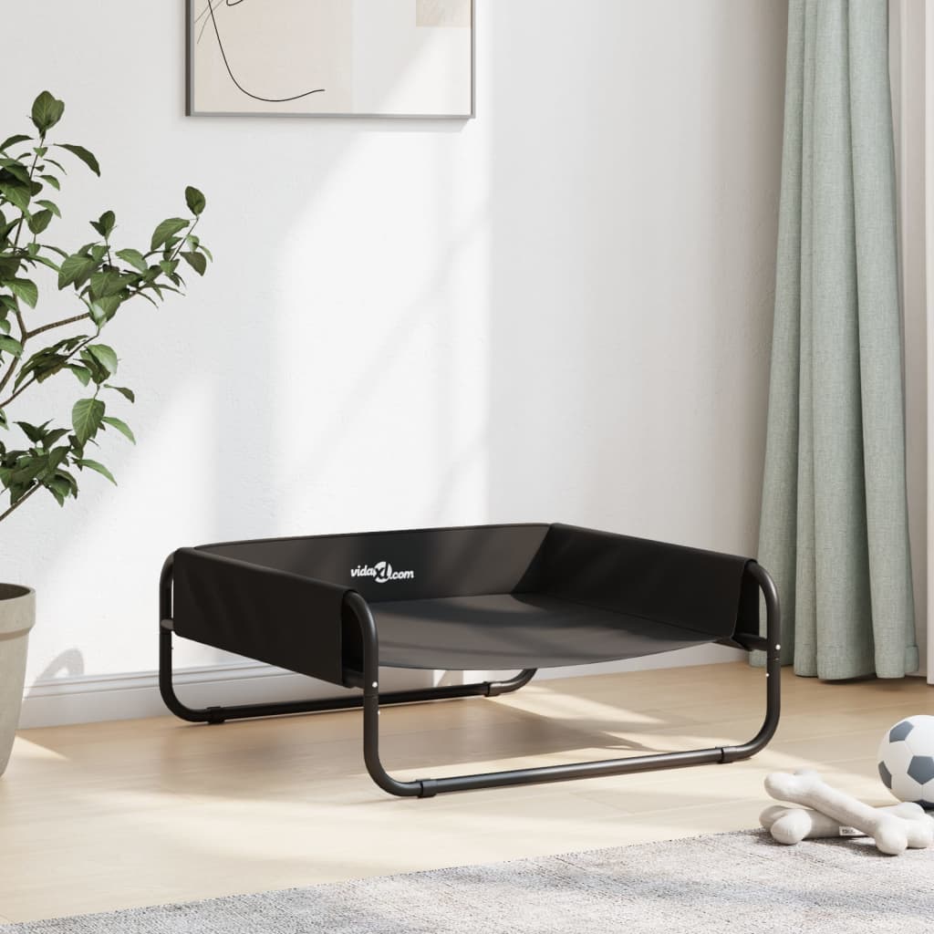 Повдигнато легло за куче, антрацит, Оксфорд плат и стомана - VL172601 - Image 3