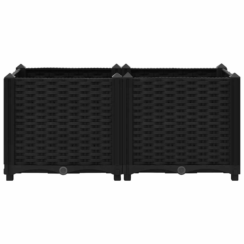 Повдигната леха 80x40x38 см, полипропилен - VL316531 - Thumbnail 4