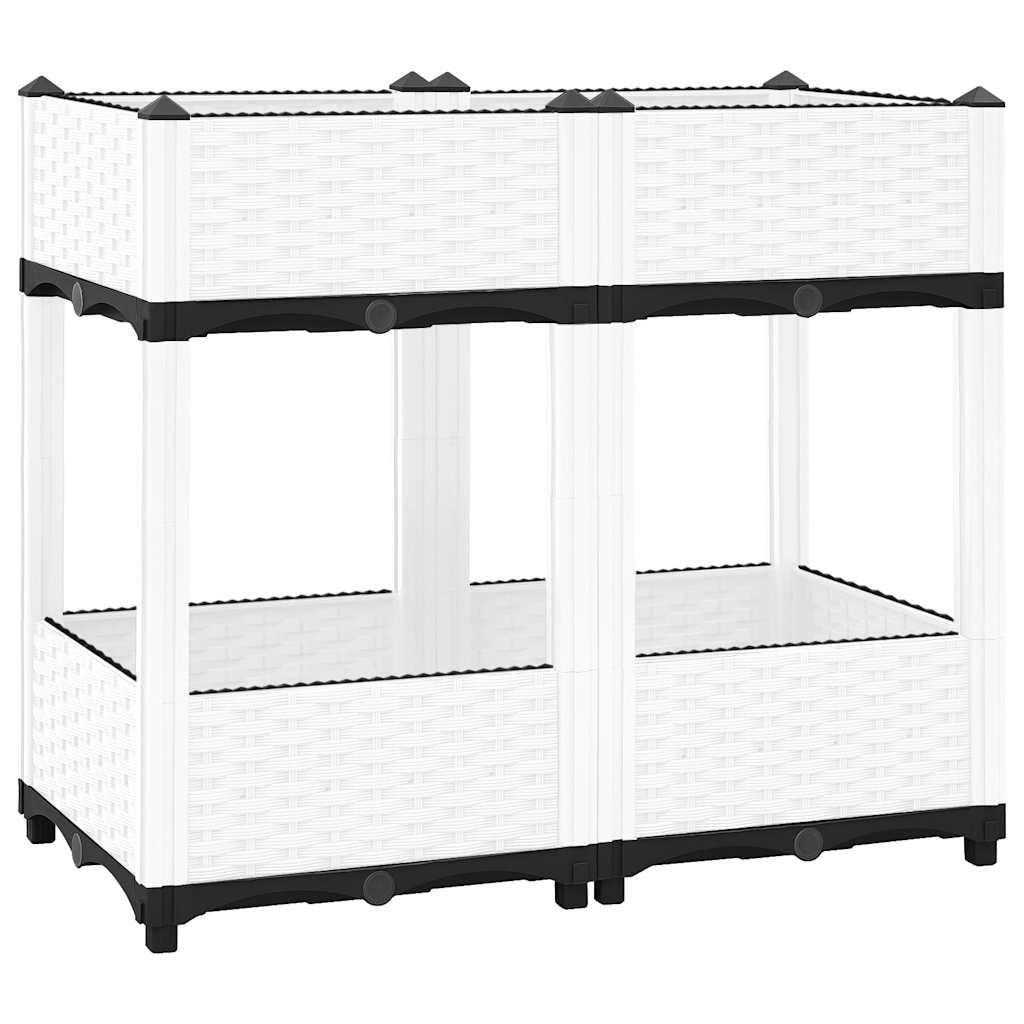 Повдигната леха, 80x40x71 см, полипропилен - VL153313