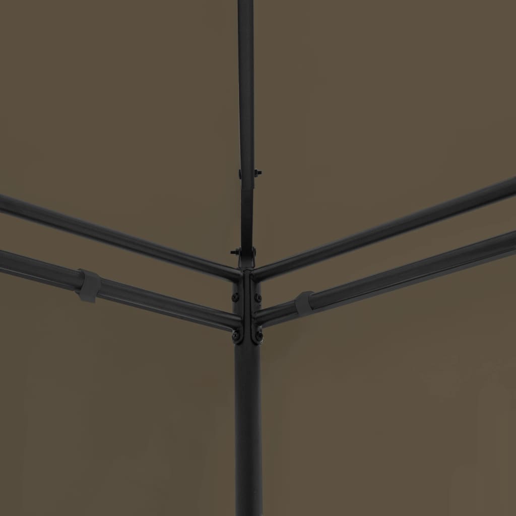 Шатра със завеси, 600x298x270 см, таупе, 180 г/м² - VL312247 - Thumbnail 8