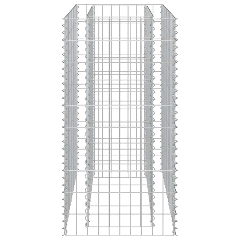 Габион повдигната леха, поцинкована стомана, 90x50x100 cм - VL143568 - Image 6