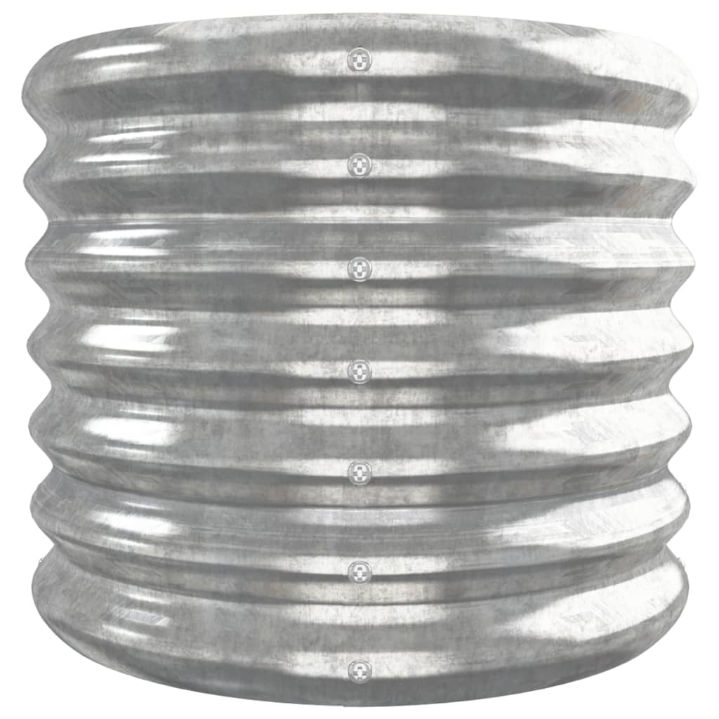 Градинска повдигната леха поцинкована стомана сребрист - VL318887 - Image 4