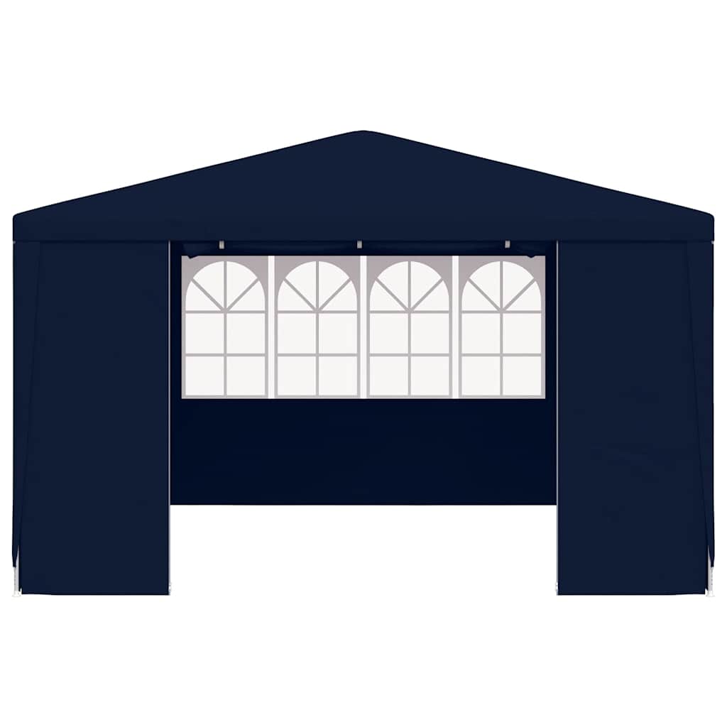 Професионална парти шатра със стени 4x4 м синя 90 г/м² - VL48526 - Thumbnail 4