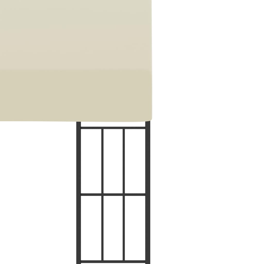 Шатра за стенен монтаж, 3x6 м, кремава, текстил - VL47989 - Thumbnail 5