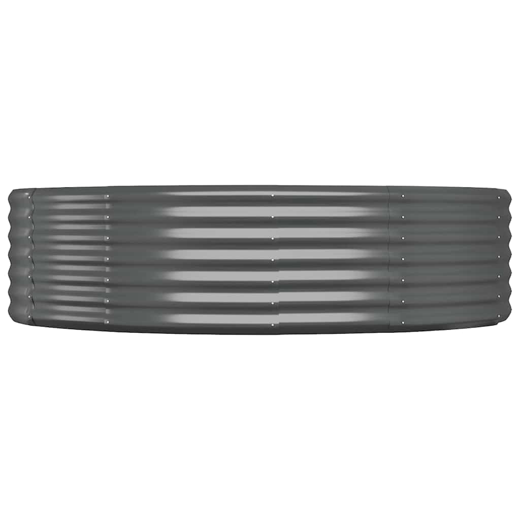 Градинска повдигната леха поцинкована стомана антрацит - VL319021 - Image 3