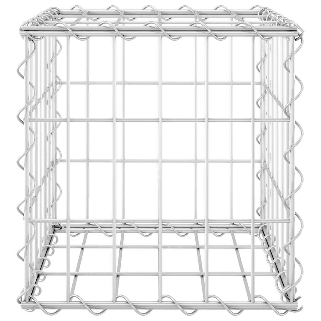 Кубичен габион повдигната леха, стоманена тел, 30x30x30 cм - VL145648 - Thumbnail 4