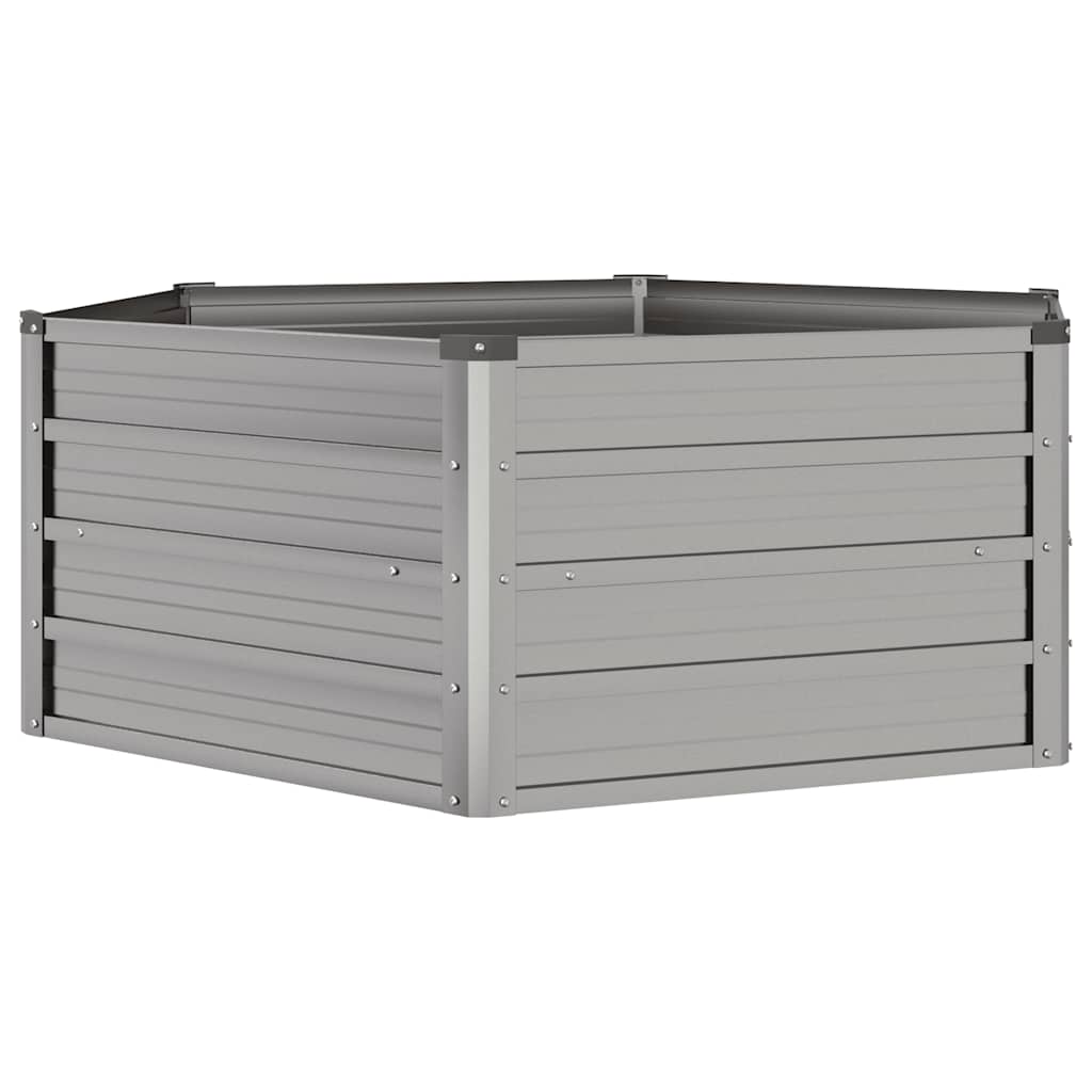 Градинска повдигната леха ръждив 129x129x45см кортенова стомана - VL151946 - Thumbnail 3