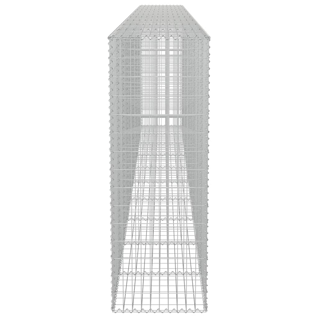Габионна стена с капаци, поцинкована стомана, 600х50х150 см - VL143582 - Thumbnail 6