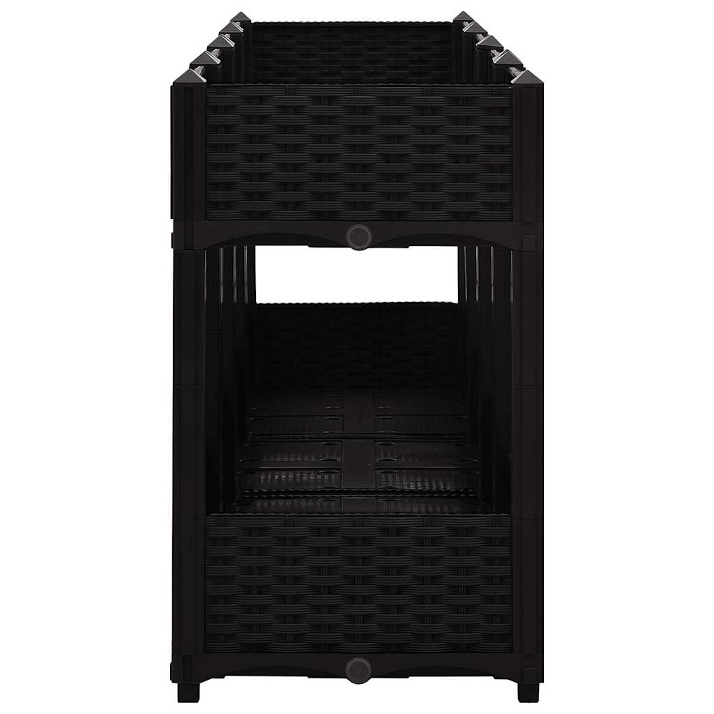 Повдигната леха, 160x40x71 см, полипропилен - VL316537 - Thumbnail 4