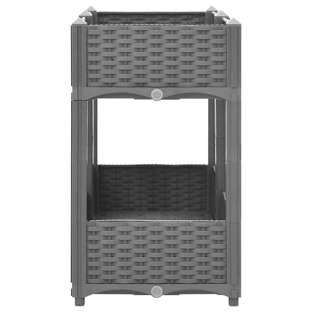 Повдигната леха, 80x40x71 см, полипропилен - VL153298 - Thumbnail 4