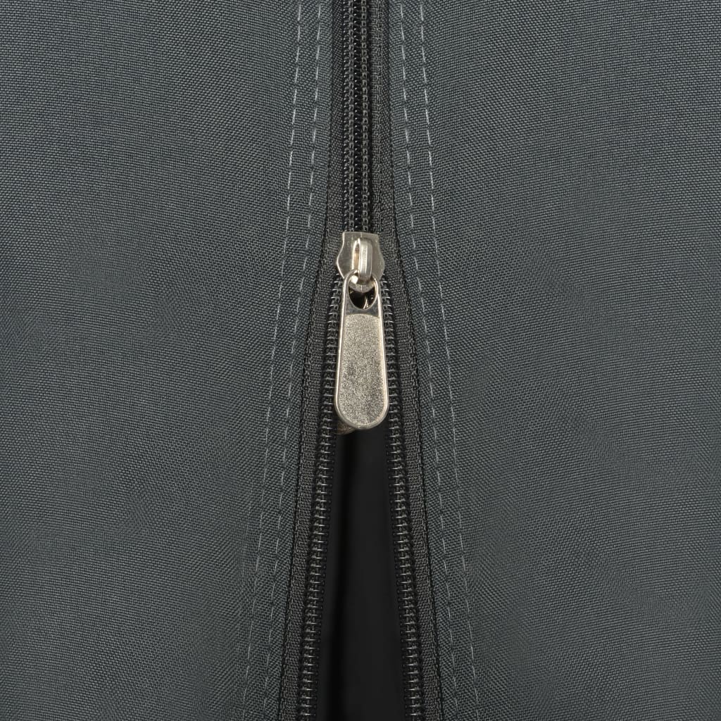 Шатра с пердета, алуминий, 3x3 м, черна - VL44640 - Thumbnail 6