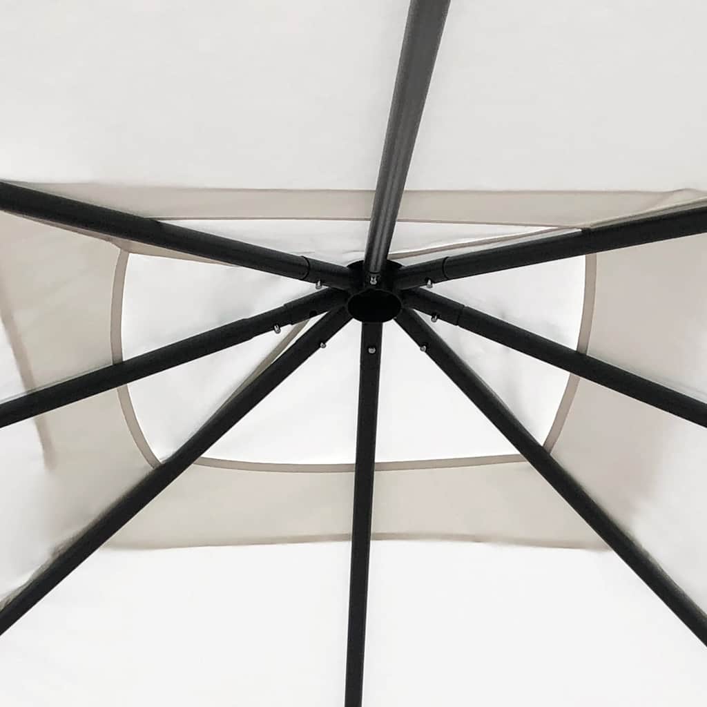 Шатра с покривала на стълбовете, 3x3x2,6 м, кремав, 160 г/м² - VL313605 - Thumbnail 3