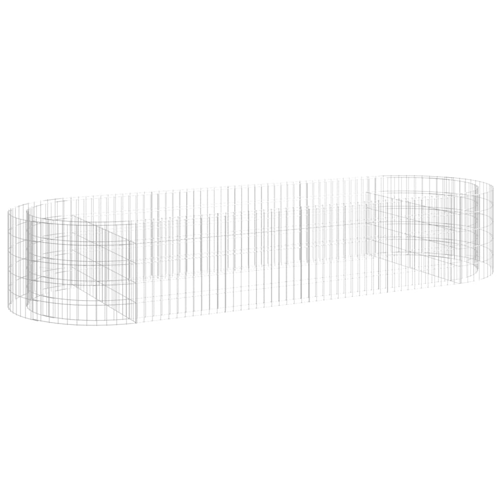 Габион повдигната леха, поцинковано желязо, 300x100x50 cм - VL152041 - Image 2