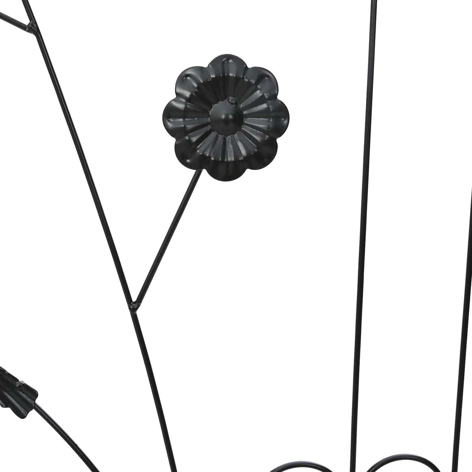 Градска ограда 3 pcs Черно 110 x 40 cm Стомана - VL42021362 - Thumbnail 8