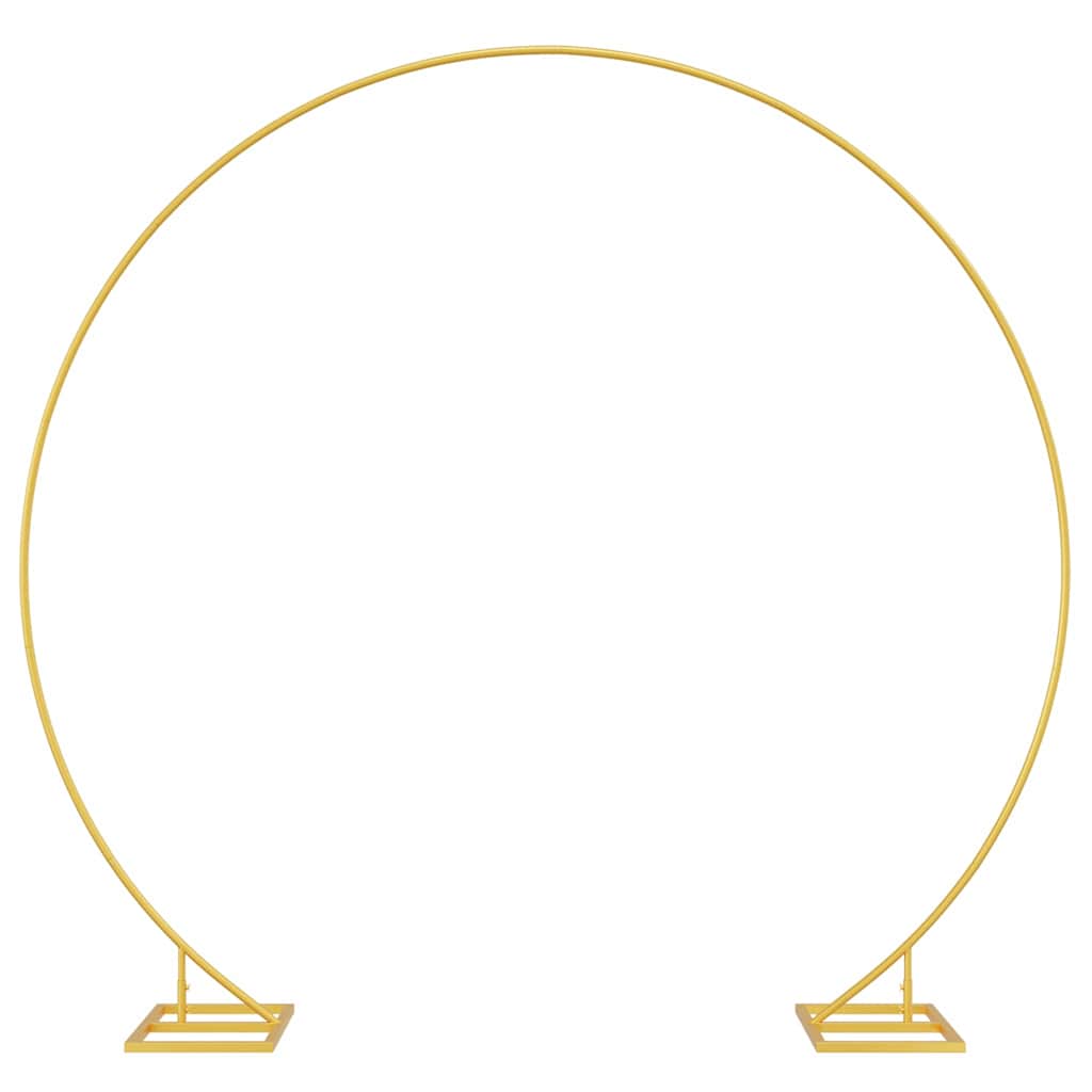 Сватбена арка Златист 220 x 45 x 200 см Стомана - VL42023030 - Thumbnail 2