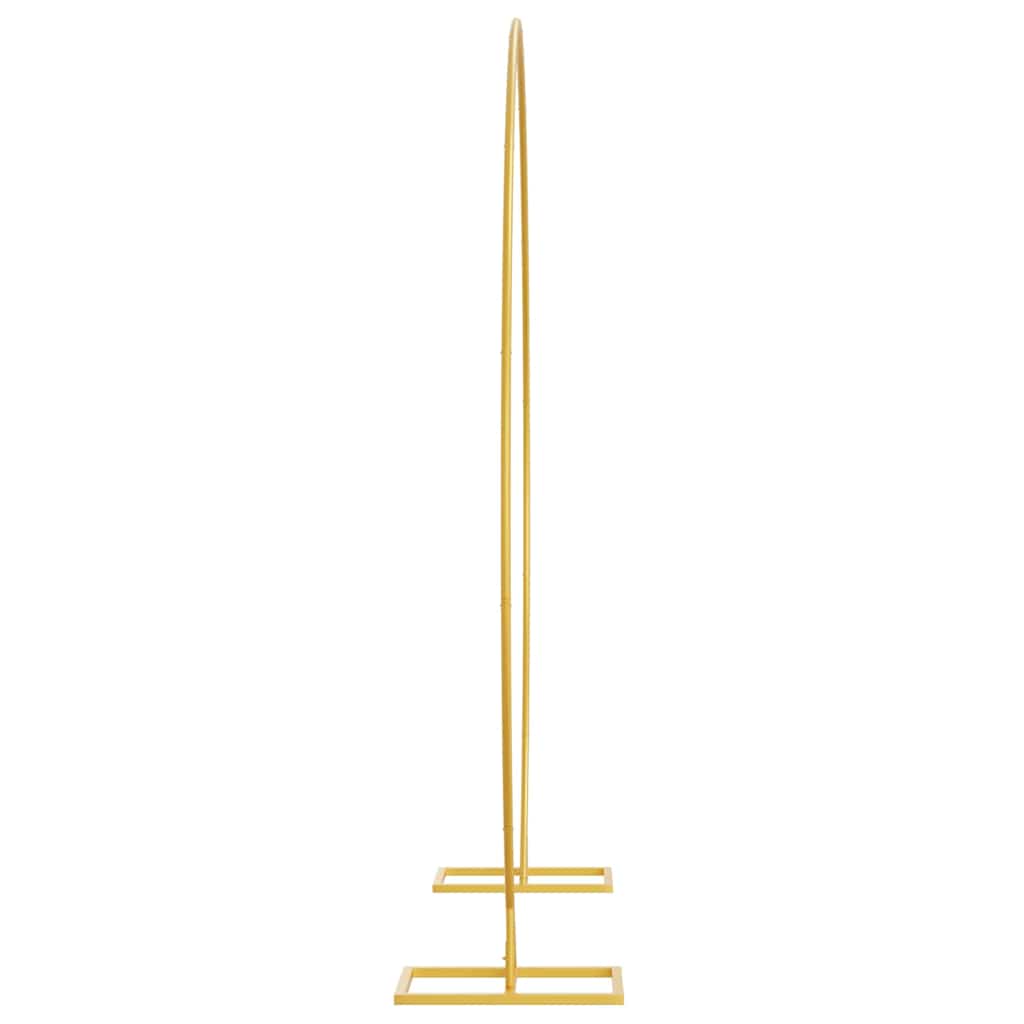 Сватбена арка Златист 220 x 45 x 200 см Стомана - VL42023030 - Thumbnail 6