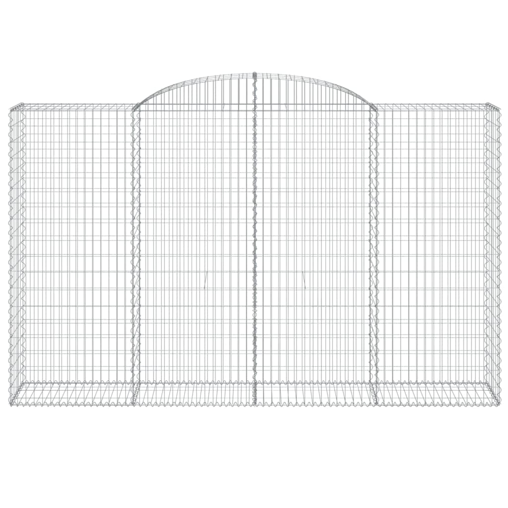 Габионни кошници арка 7 бр 300x50x180/200 см поцинковано желязо - VL3146778 - Thumbnail 4