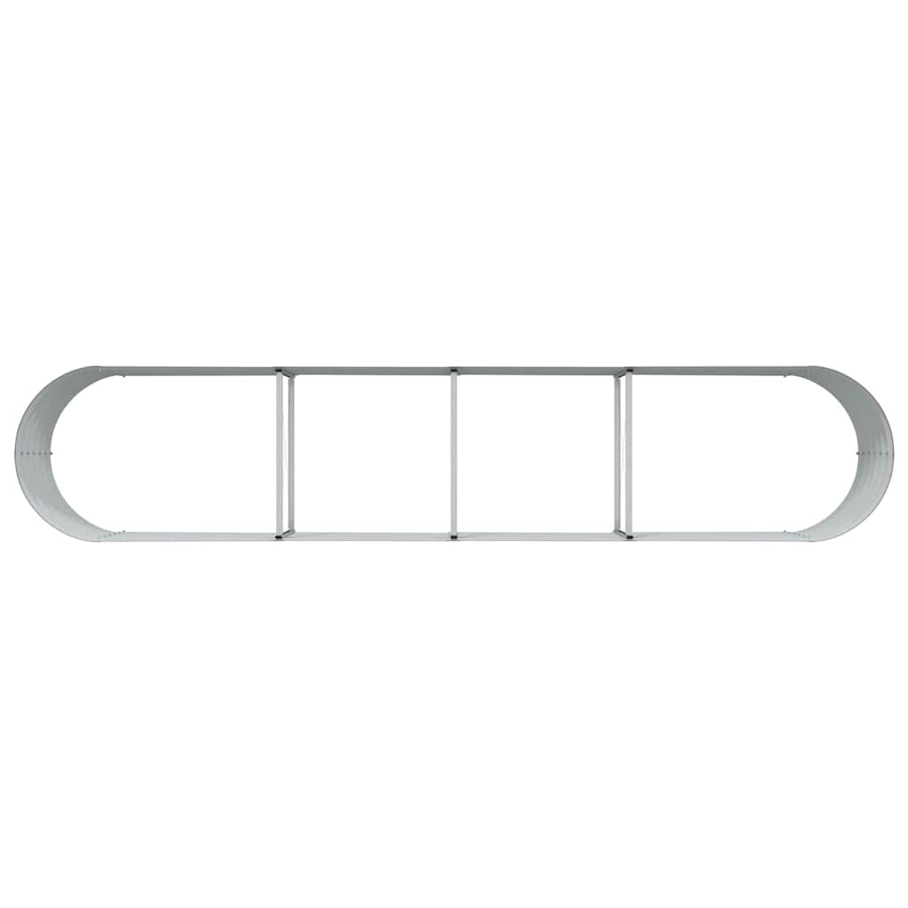 Повдигнато легло Кафяво 400 x 80 x 44 cm Стомана - VL42011330 - Thumbnail 7