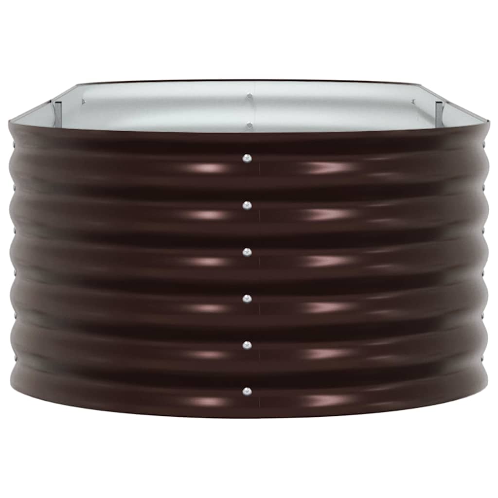 Повдигнато легло Кафяво 240 x 80 x 44 cm Стомана - VL42008139 - Thumbnail 7