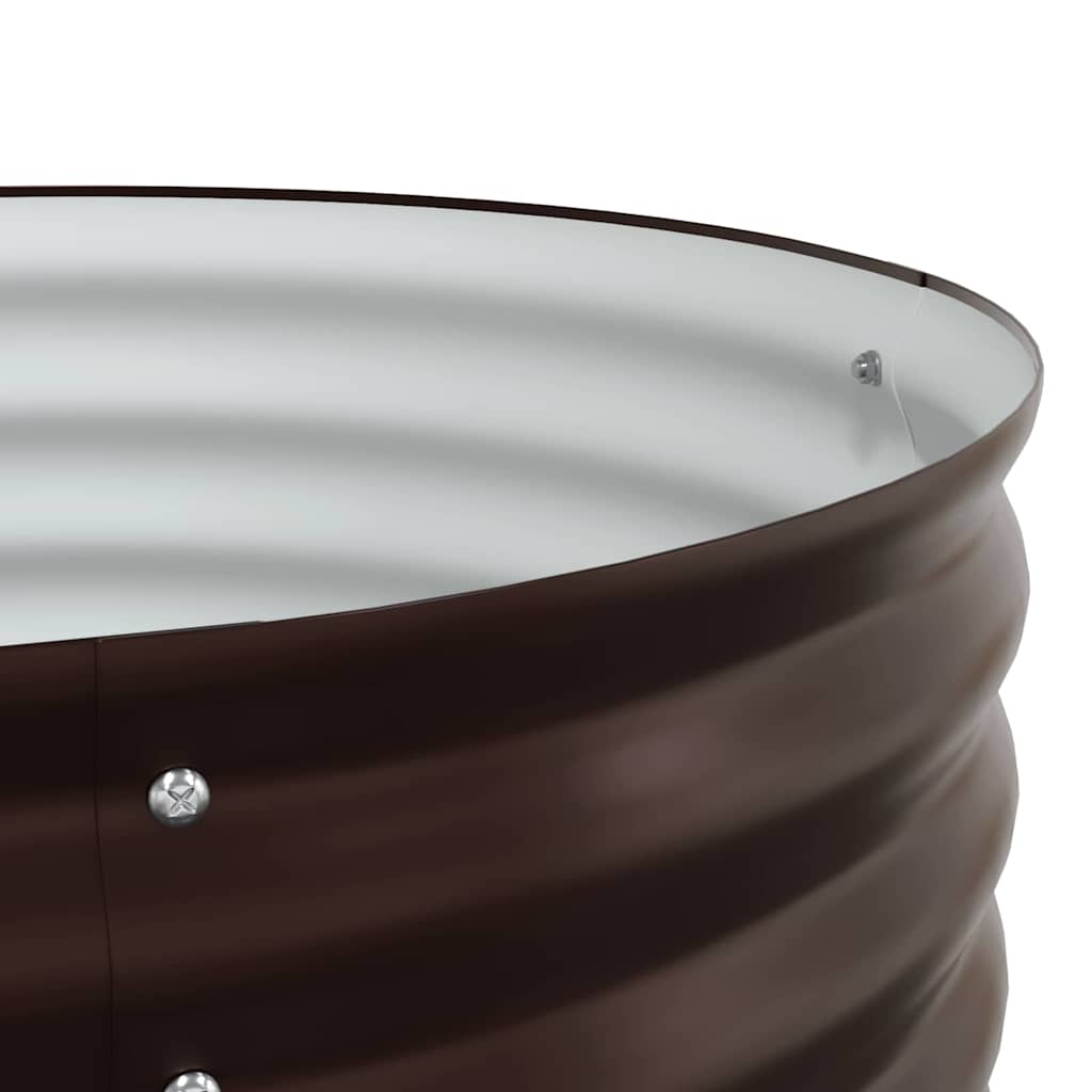 Повдигнато легло Кафяво 240 x 80 x 44 cm Стомана - VL42008139 - Thumbnail 10