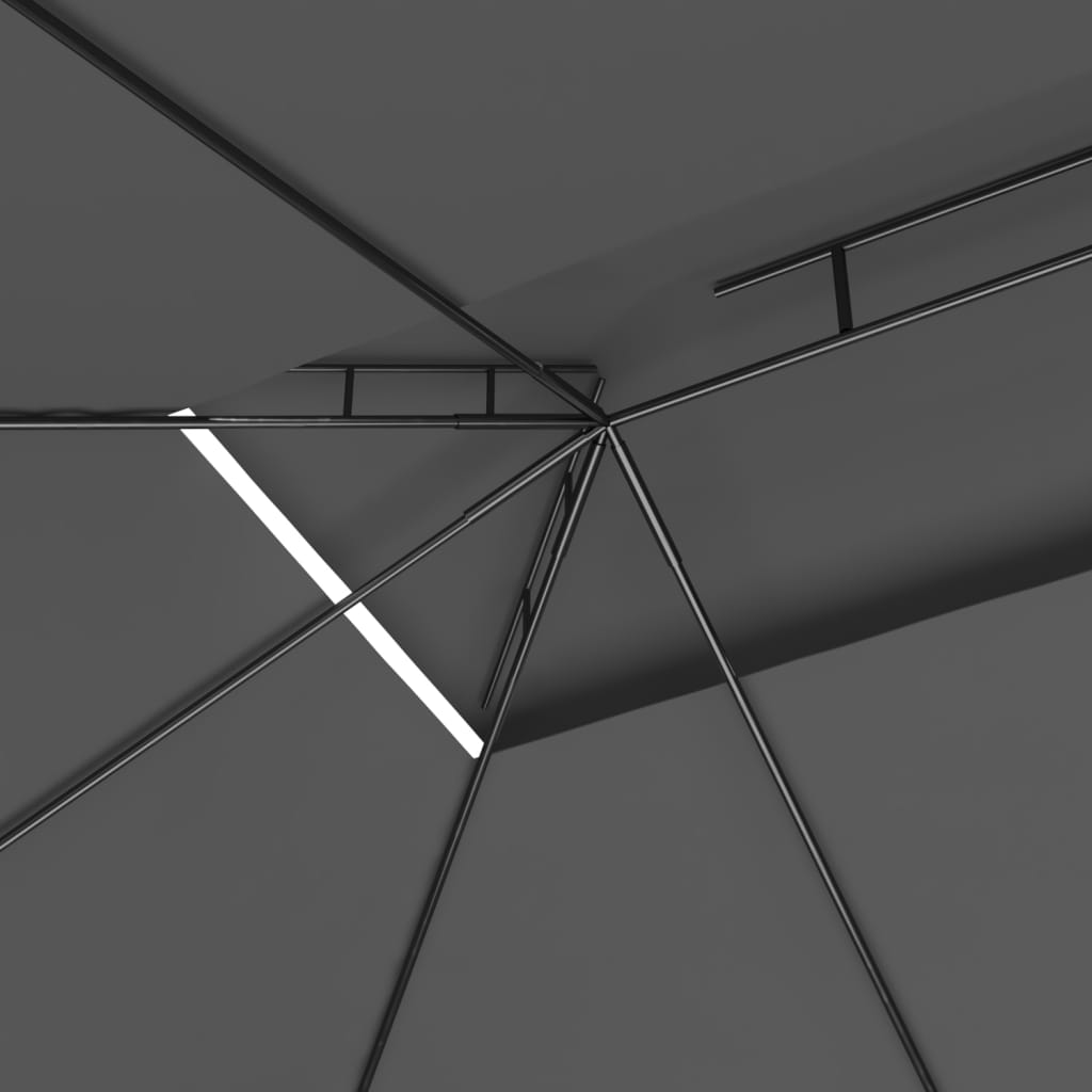 Шатра, 4x3x2,7 м, антрацит, 160 г/м² - VL313917 - Thumbnail 5