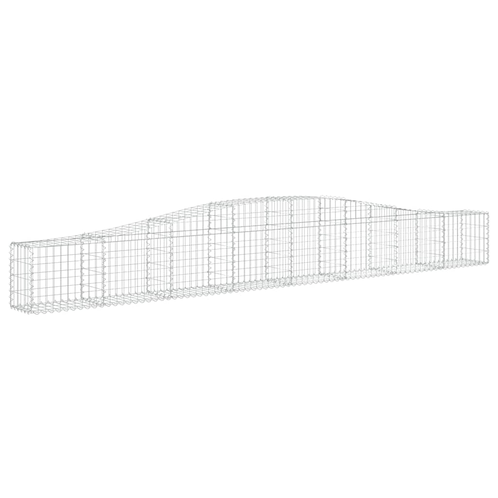 Габионни кошници арка 3 бр 400x30x40/60 см поцинковано желязо - VL3145788 - Image 3