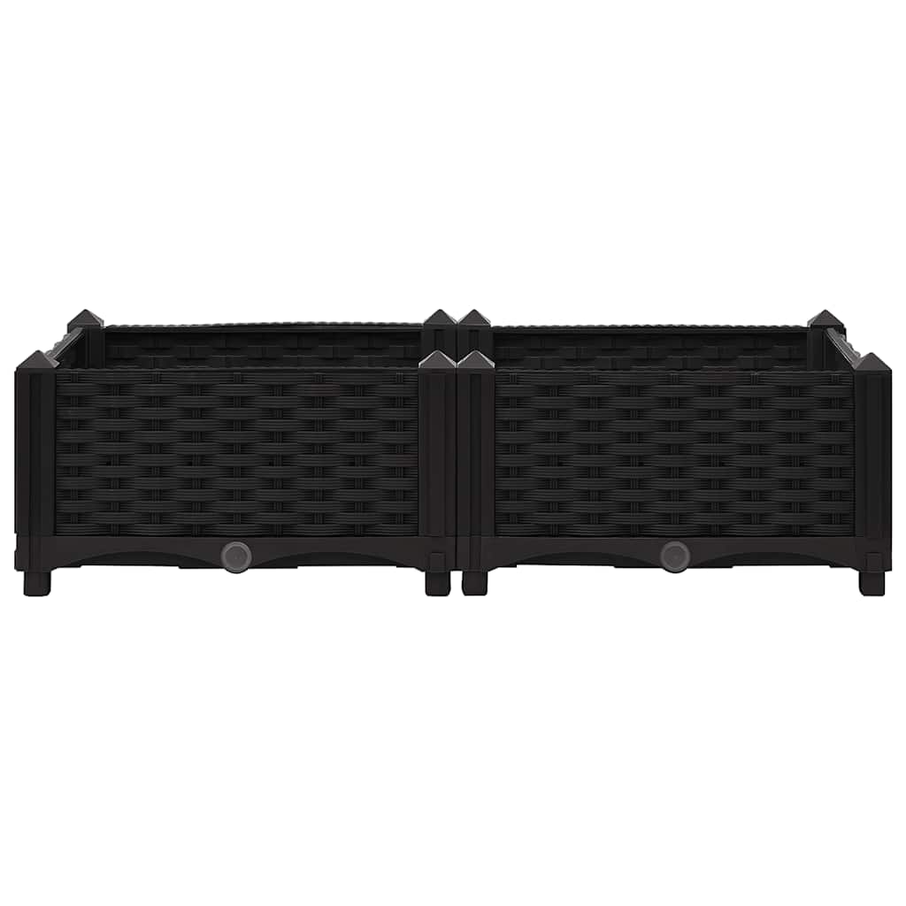 Повдигната леха, 80x40x23 см, полипропилен - VL316527 - Image 4