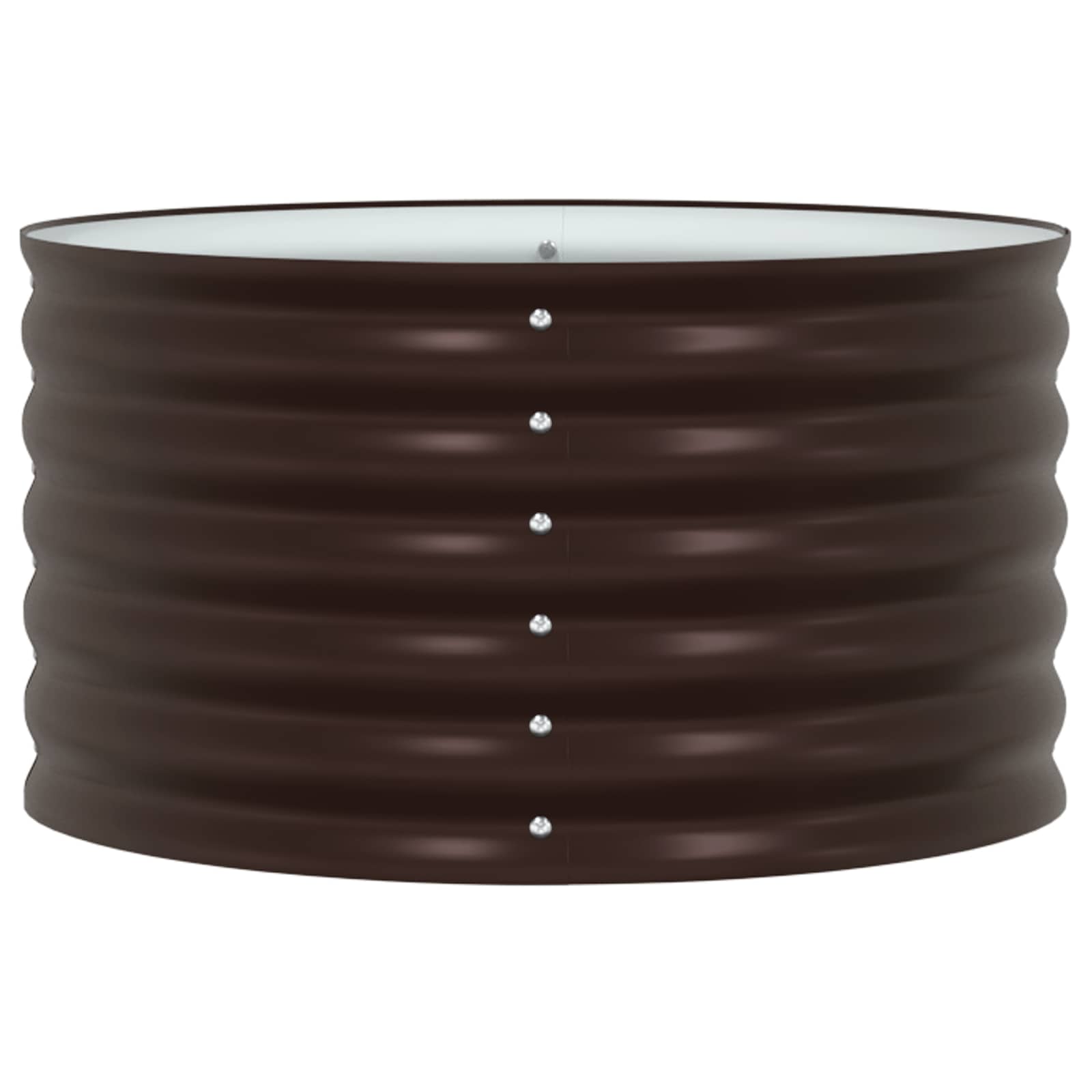 Повдигнато легло Кафяво 80 x 80 x 44 cm Стомана - VL42008141 - Thumbnail 4