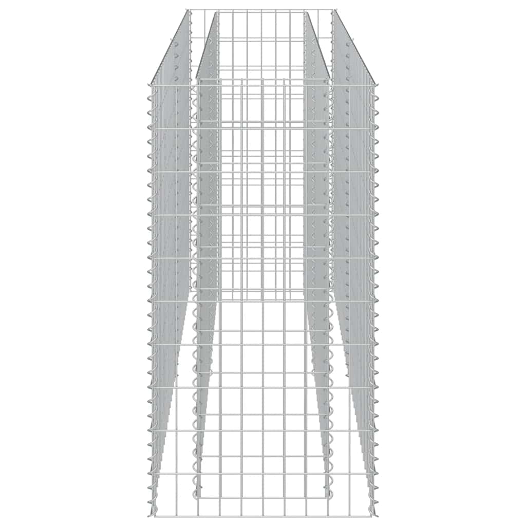 Габион повдигната леха, поцинкована стомана, 180x50x100 cм - VL143558 - Image 6