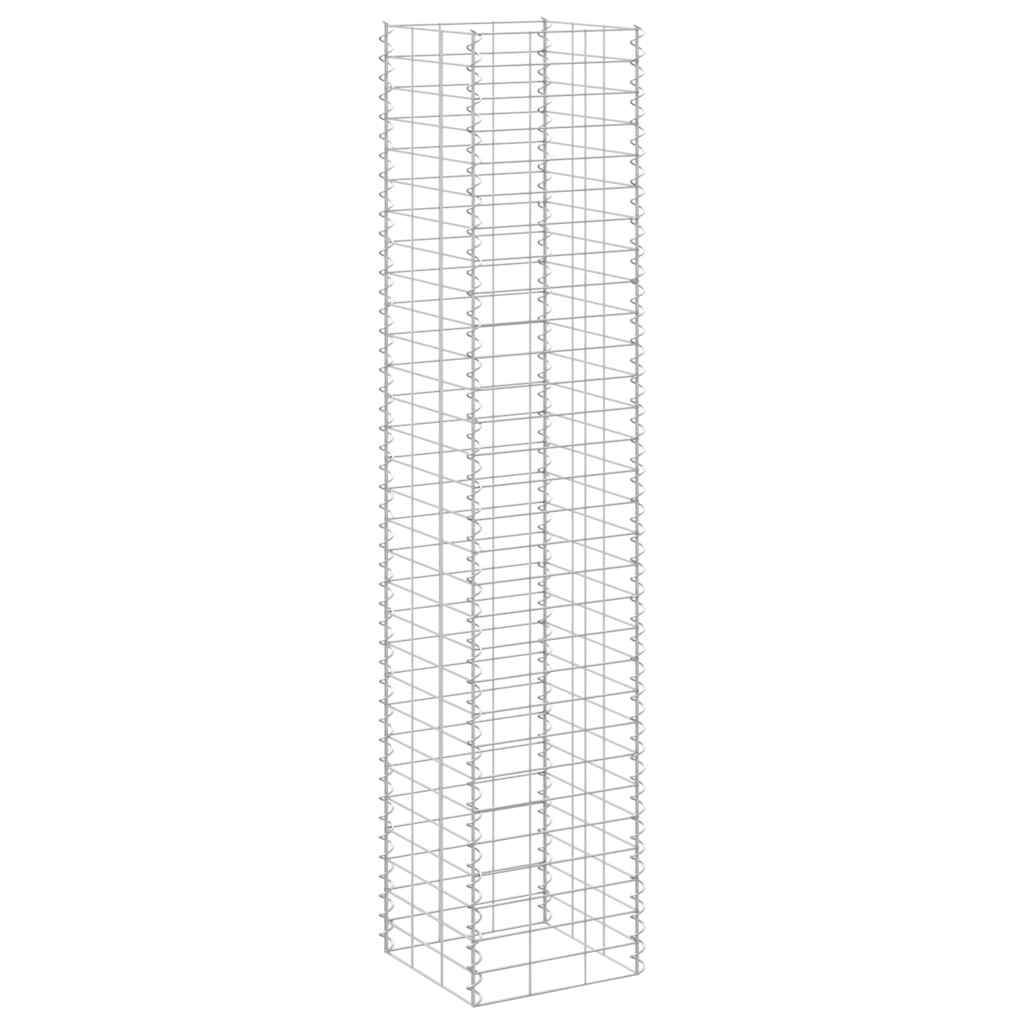 Габиони повдигнати лехи, 3 бр, 30x30x150 см, желязо - VL151250 - Thumbnail 6