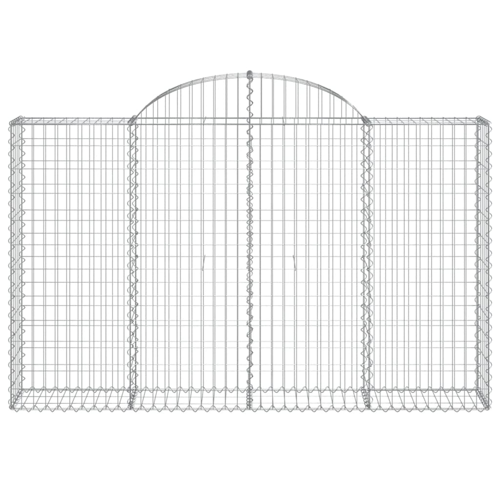 Габионни кошници арка 5 бр 200x30x120/140см поцинковано желязо - VL3146134 - Image 4