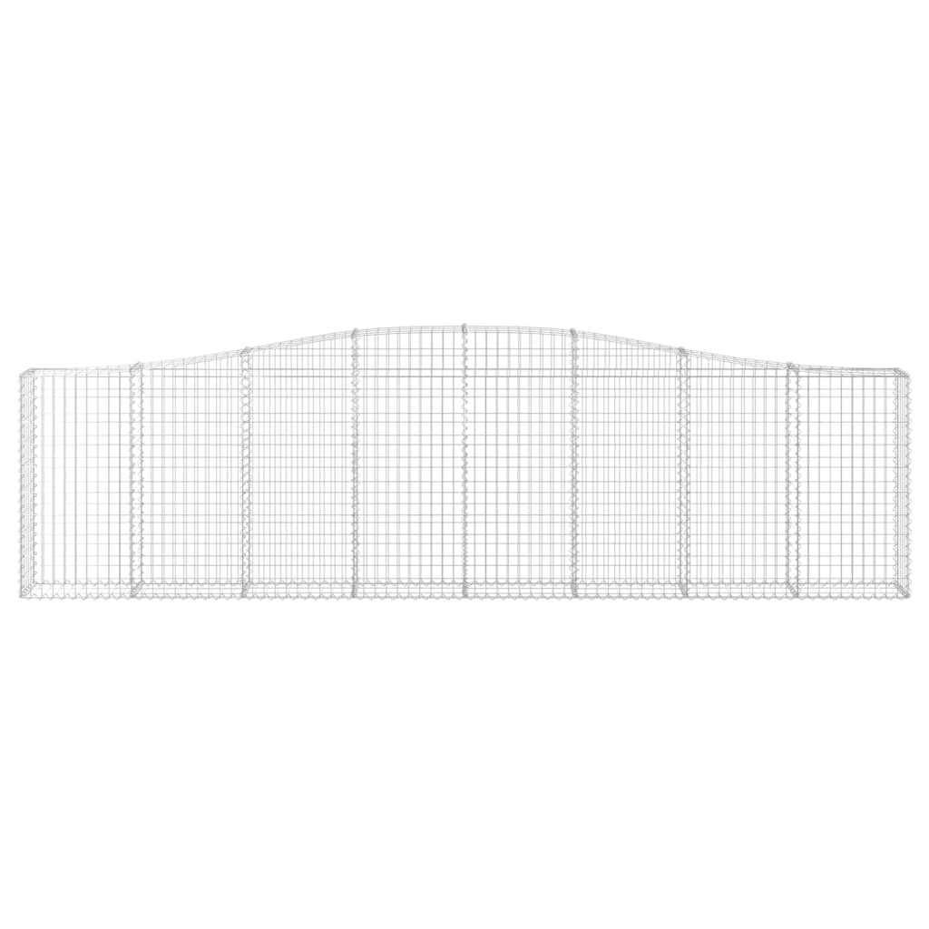 Габионни кошници арка 8 бр 400x30x100/120 см поцинковано желязо - VL3145832 - Thumbnail 4