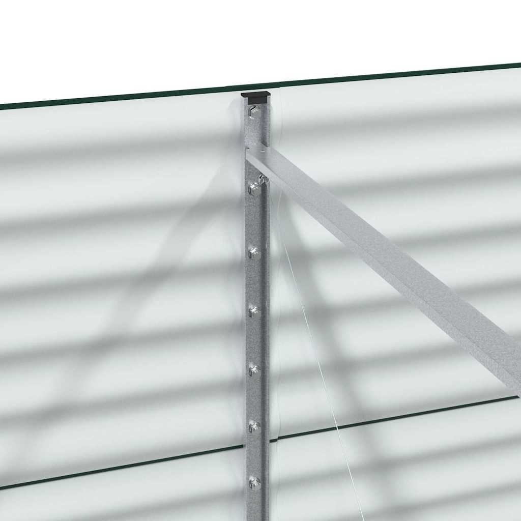 Повдигнато легло Зелен 320 x 80 x 81 cm Стомана - VL42008123 - Image 9