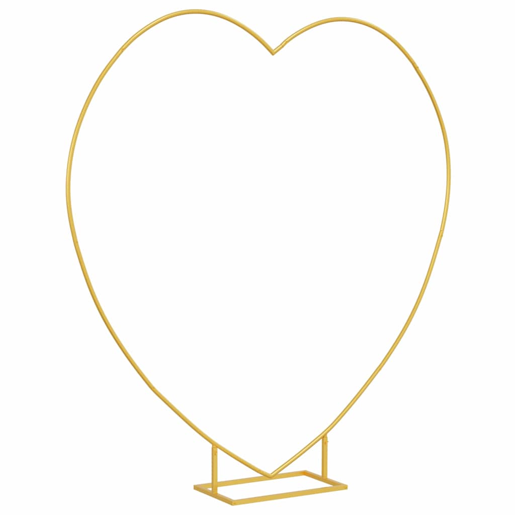 Сватбена арка Златист 195 x 35 x 211 см Стомана - VL42023034 - Thumbnail 5