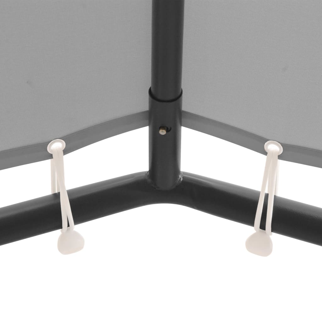 Градински навес, 4x4 м, антрацит - VL44767 - Thumbnail 4