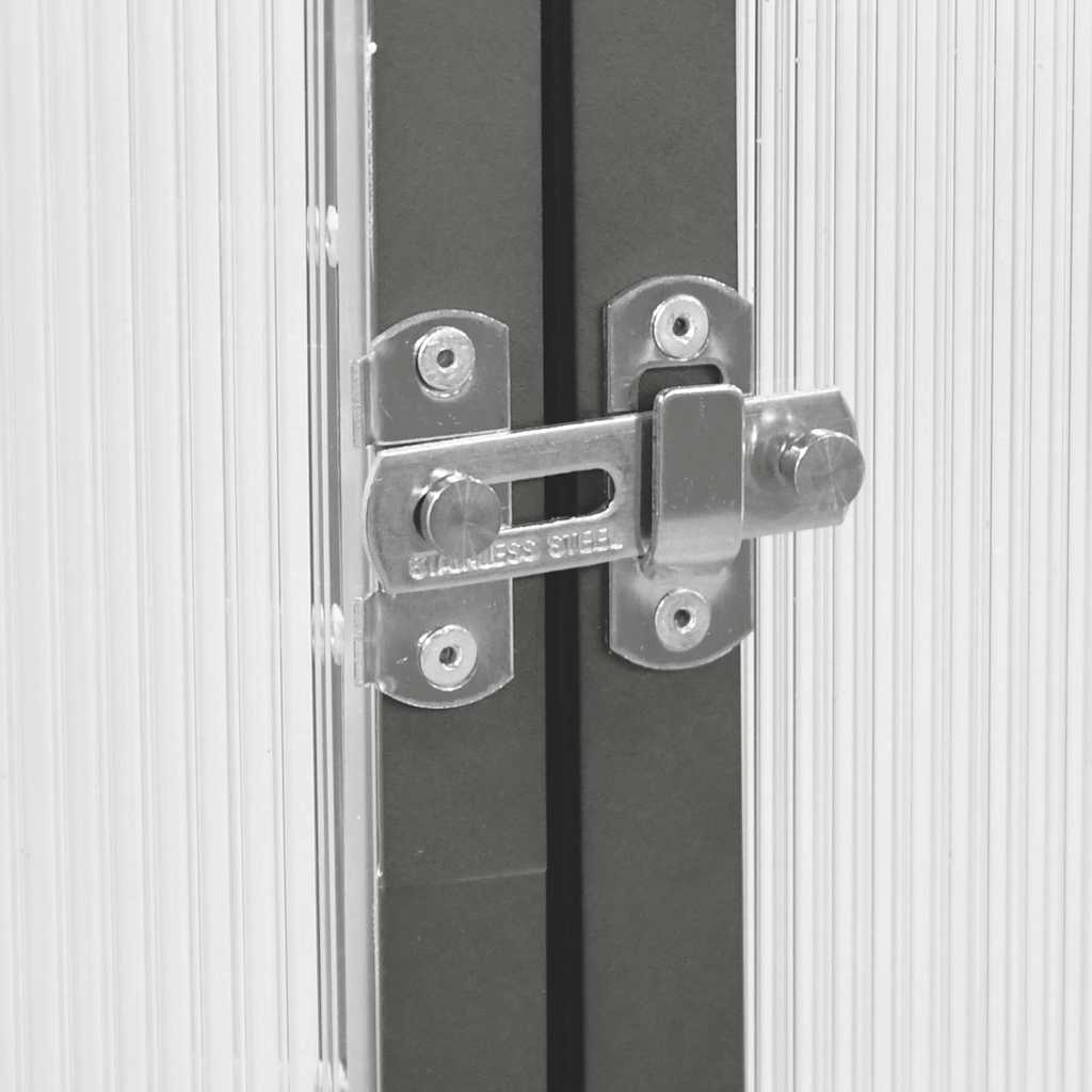 Оранжерия с основа рамка сребрист 224x169x195 см алуминий-VL4005833 - Image 7