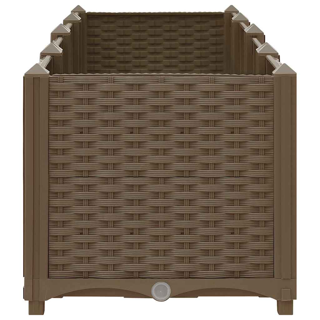 Повдигната леха 160x40x38 см, полипропилен - VL316518 - Image 5