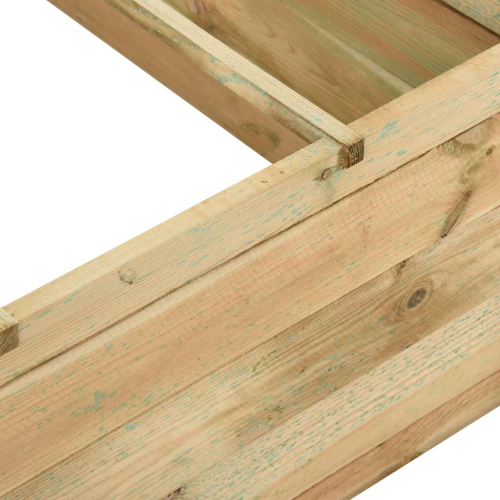 Повдигната леха за разсад, импрегниран бор, 197x100x40 см - VL43345 - Image 5