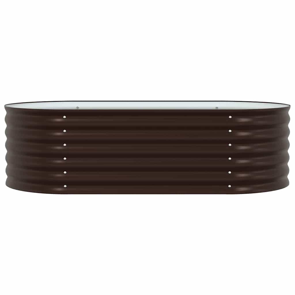 Повдигнато легло Кафяво 160 x 80 x 44 cm Стомана - VL42008140 - Thumbnail 6