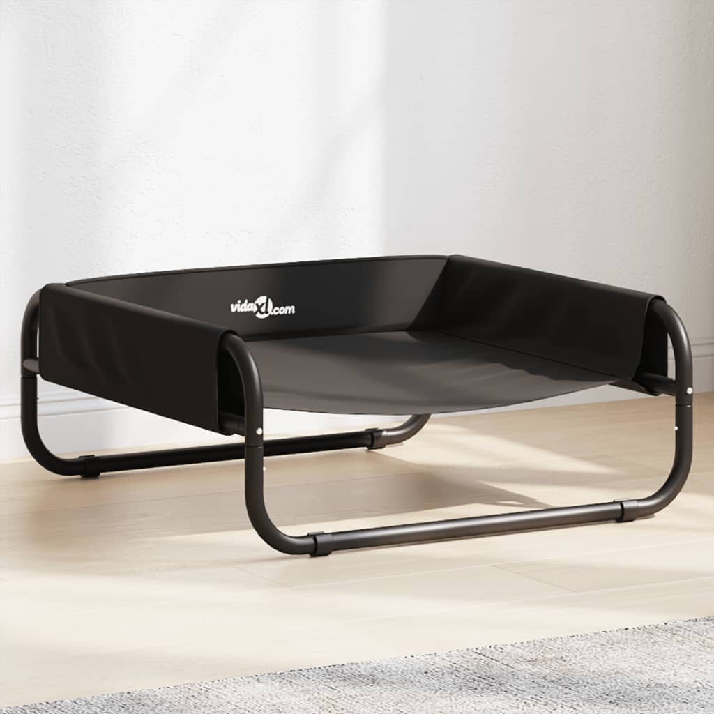 Повдигнато легло за куче, антрацит, Оксфорд плат и стомана - VL172600