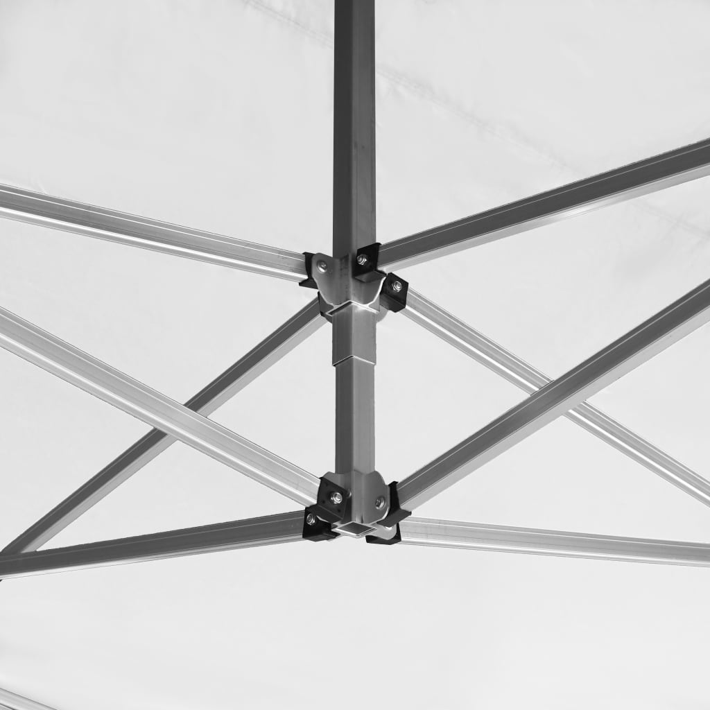 Професионална сгъваема шатра + стени алуминий 4,5х3 м бяла - VL45500 - Thumbnail 10