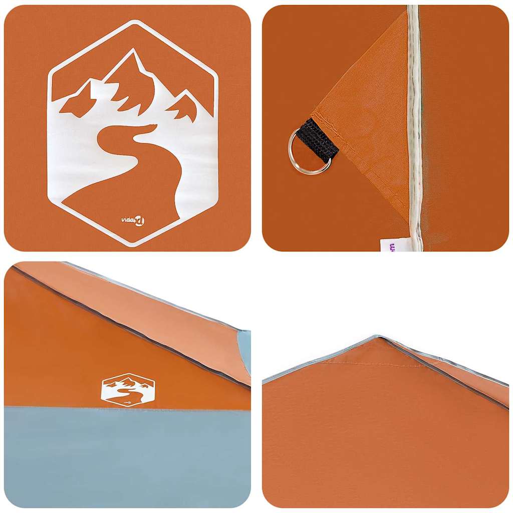 Шатър Оранжево 395 x 395 x 251 см текстил - VL42007391 - Thumbnail 4