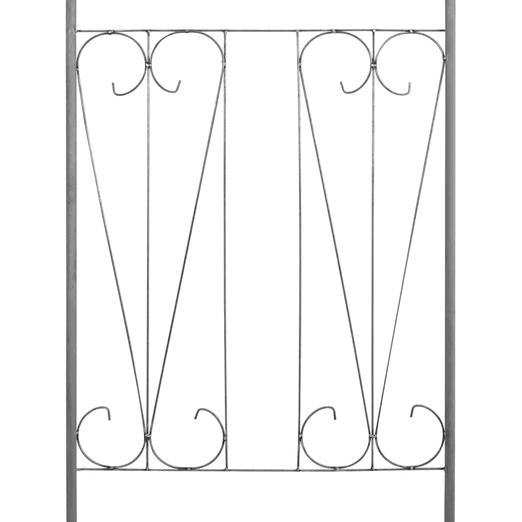 Градинска арка за увивни растения, дизайн с шипове, тъмнозелена - VL40777 - Image 7